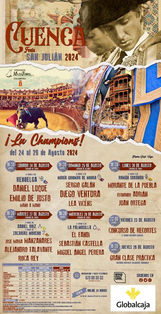 Carteles Toros Cuenca 2024