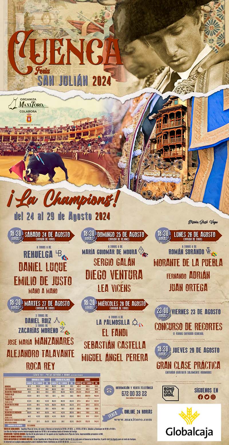 Carteles Toros Cuenca 2024