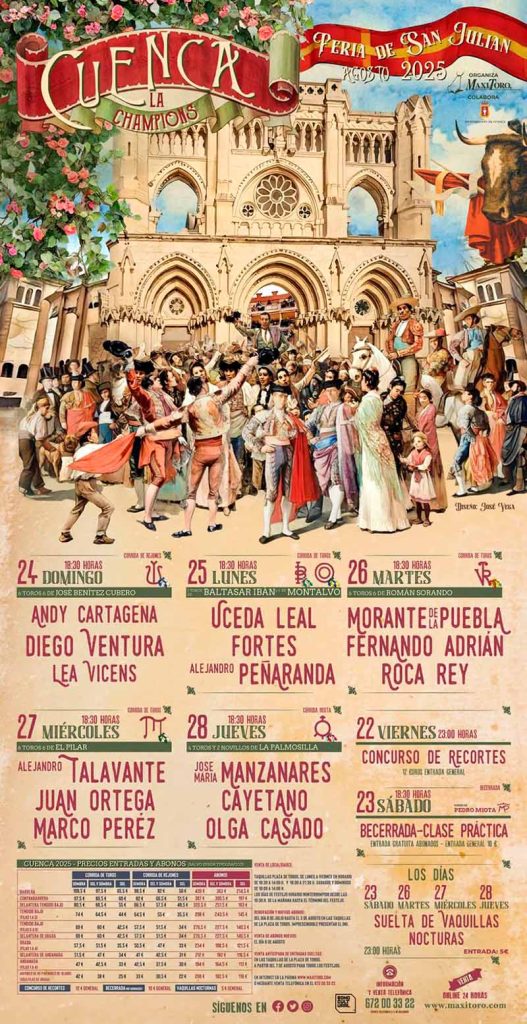 Plaza de toros de Cuenca - Feria taurina de San Julián 2025