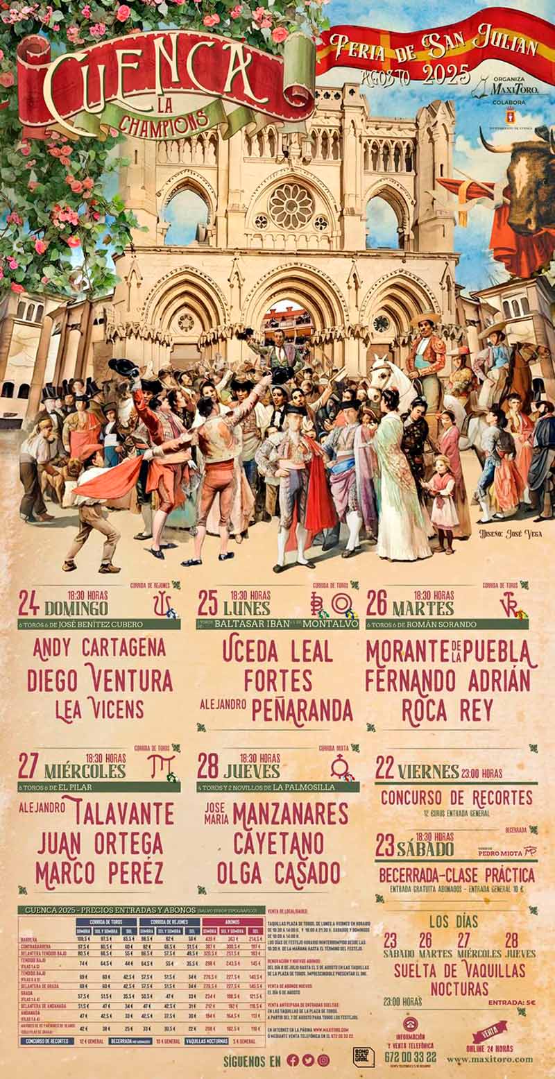 Carteles Toros Cuenca 2025