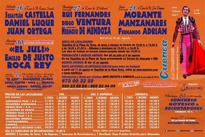 Carteles Toros Cuenca 2023