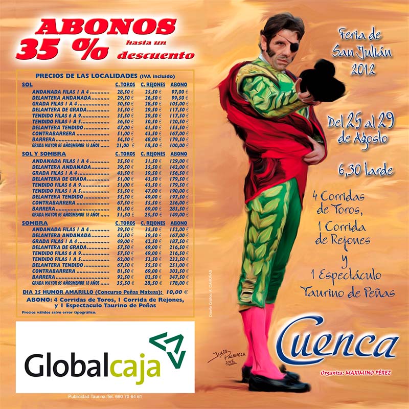 Carteles Toros Cuenca 2012