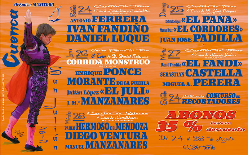 Cuenca Bullfighting Posters 2013 | Season Review and Winners