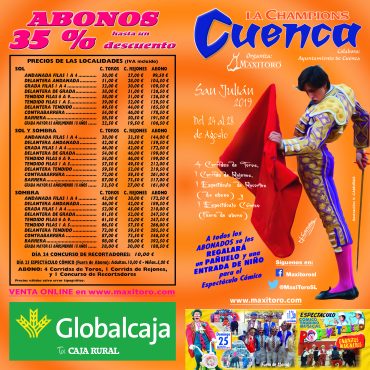 Plaza de toros de Cuenca - Feria de San Julián 2019