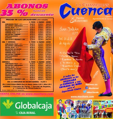 Plaza de toros de Cuenca - Feria de San Julián 2019