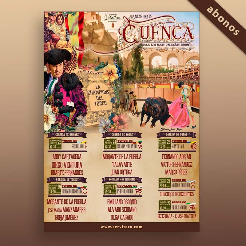 Abonos feria taurina de Cuenca 2026