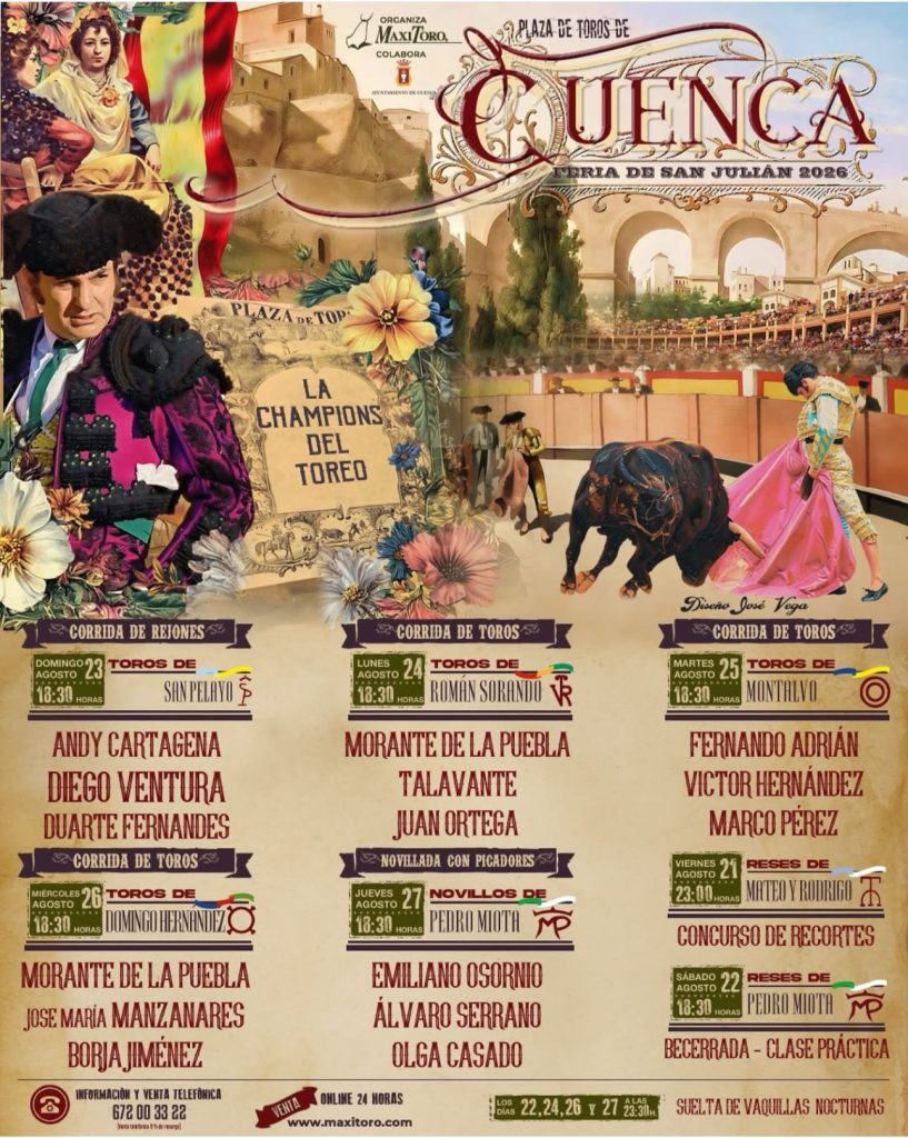 Carteles Toros Cuenca 2026